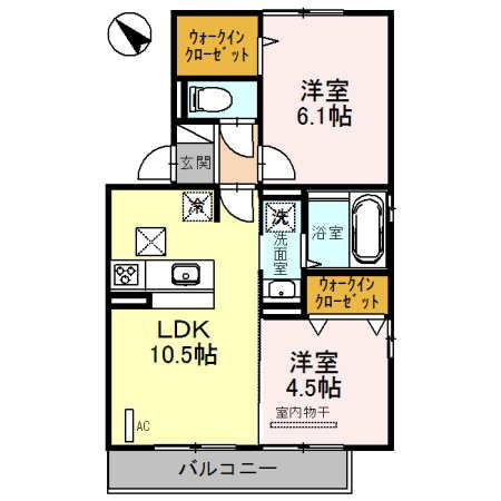 福岡県福岡市東区三苫７ 三苫駅 2LDK アパート 賃貸物件詳細