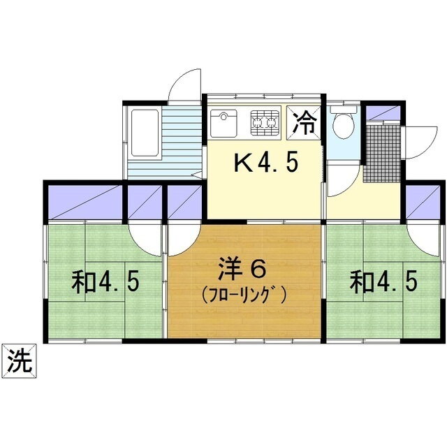 露木貸家 3K 賃貸物件詳細