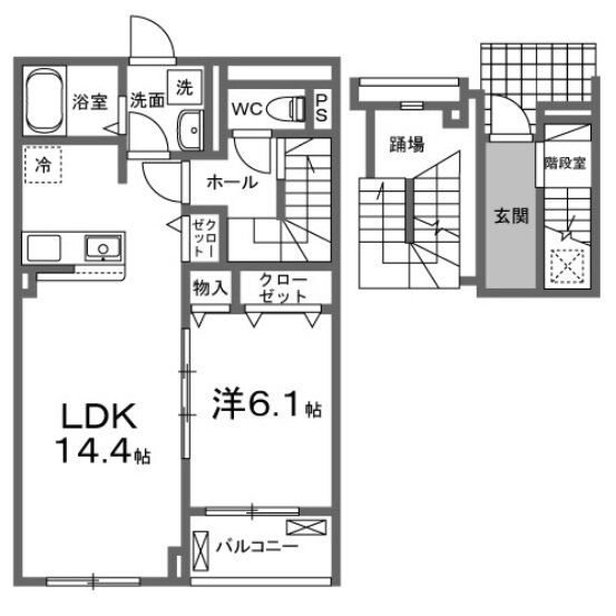 埼玉県深谷市東方 籠原駅 1LDK アパート 賃貸物件詳細
