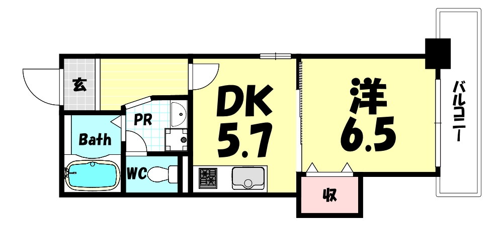 兵庫県神戸市兵庫区下沢通２ 湊川公園駅 1DK マンション 賃貸物件詳細