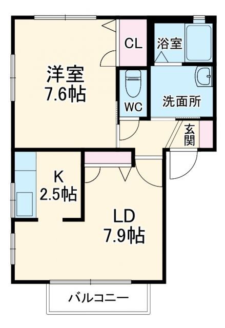 愛知県岡崎市上地３ 岡崎駅 1LDK アパート 賃貸物件詳細