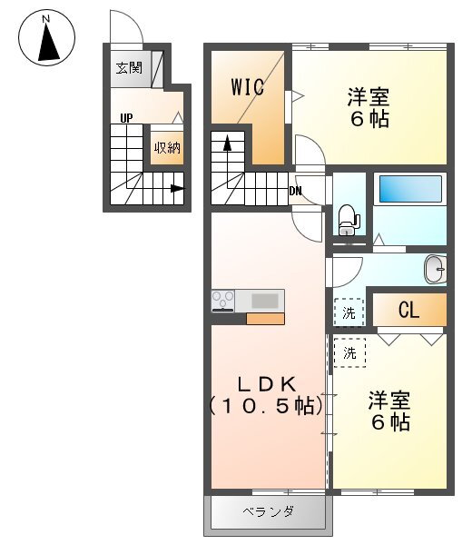 福島県伊達市保原町字油谷地 保原駅 2LDK アパート 賃貸物件詳細