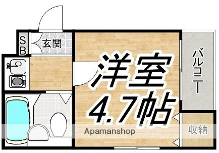大阪府大阪市福島区大開１ 野田阪神駅 1K マンション 賃貸物件詳細
