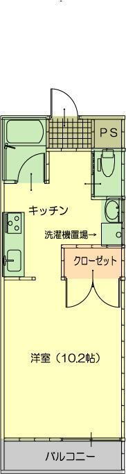 群馬県高崎市下小鳥町 北高崎駅 1K アパート 賃貸物件詳細