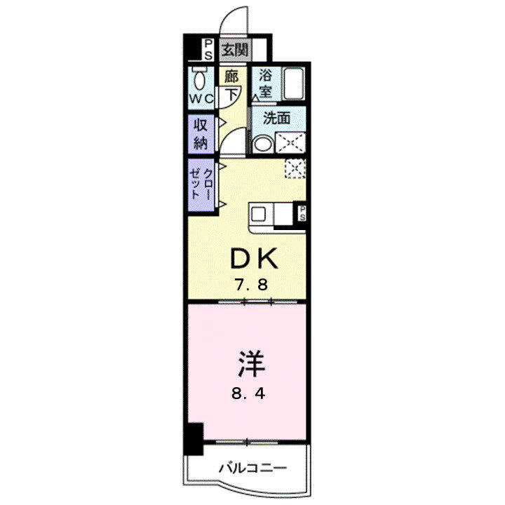 広島県福山市南蔵王町６ 東福山駅 1DK マンション 賃貸物件詳細