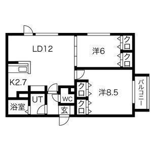 北海道札幌市北区篠路一条４ 篠路駅 2LDK アパート 賃貸物件詳細