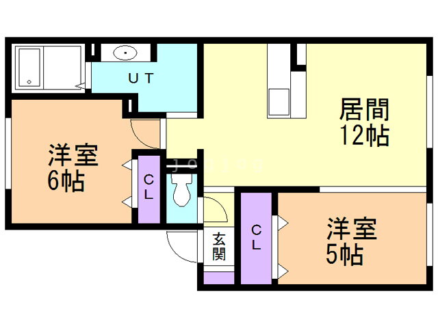 北海道札幌市南区真駒内東町１ 自衛隊前駅 2LDK アパート 賃貸物件詳細