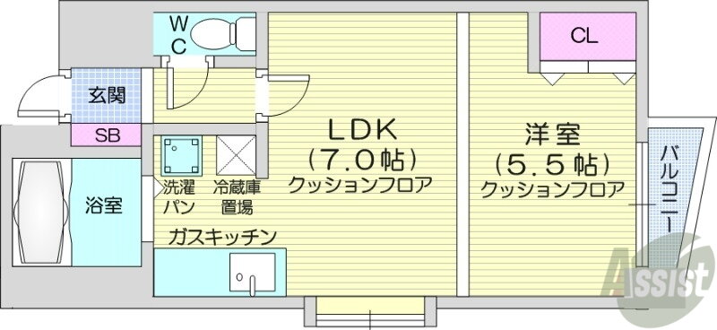 北海道札幌市中央区南四条西１１ 西１１丁目駅 1DK マンション 賃貸物件詳細