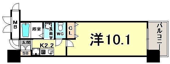 兵庫県神戸市中央区磯上通３ 三ノ宮駅 1K マンション 賃貸物件詳細
