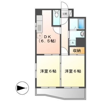 第３タジックビル 11階 2DK 賃貸物件詳細