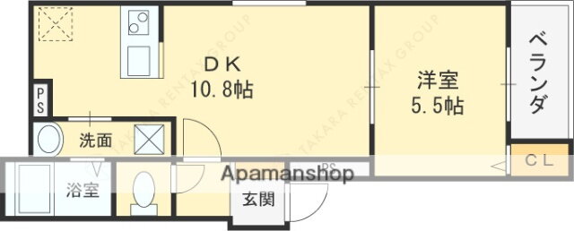 大阪府枚方市樋之上町 牧野駅 1LDK アパート 賃貸物件詳細