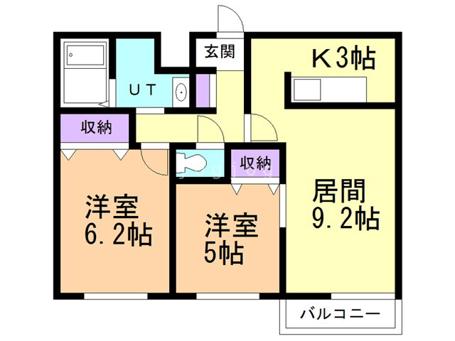 北海道札幌市豊平区美園九条１ 豊平公園駅 2LDK マンション 賃貸物件詳細