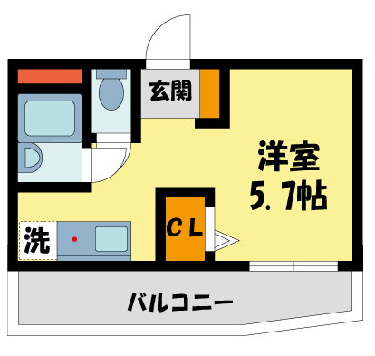 兵庫県西宮市相生町 夙川駅 1K マンション 賃貸物件詳細