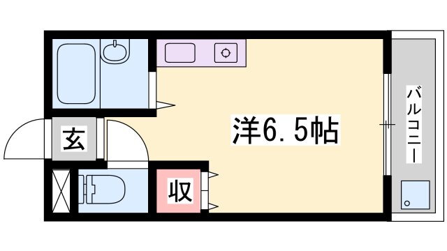 兵庫県姫路市増位本町２ 野里駅 ワンルーム マンション 賃貸物件詳細
