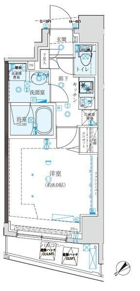 東京都板橋区板橋４ 新板橋駅 1K マンション 賃貸物件詳細