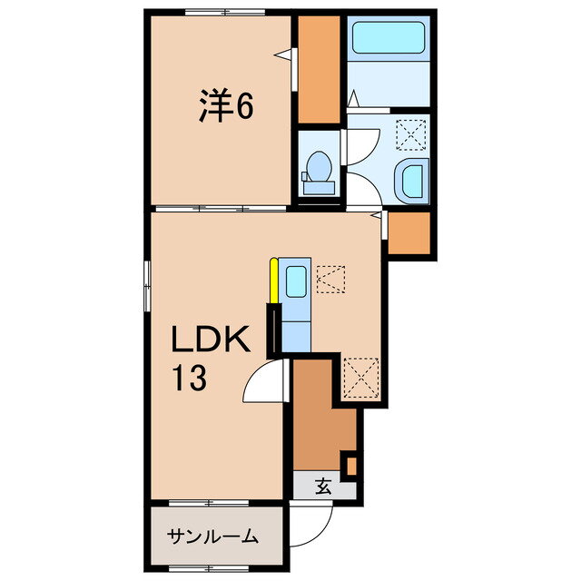 福島県会津若松市石堂町 会津若松駅 1LDK アパート 賃貸物件詳細