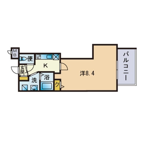 アクタス薬院大通り 9階 1K 賃貸物件詳細
