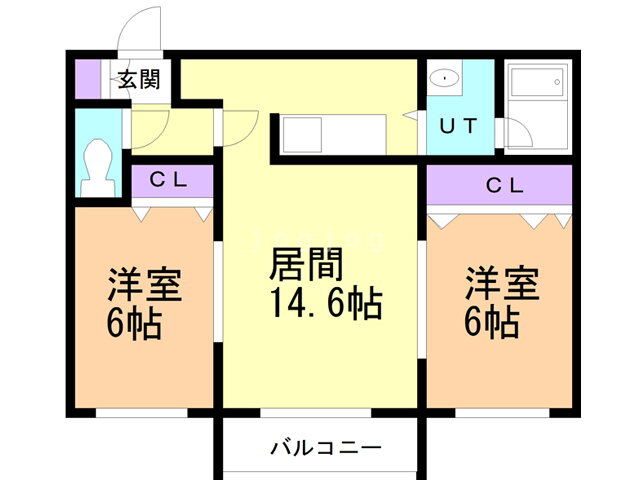 北海道札幌市白石区栄通１６ 南郷１８丁目駅 2LDK マンション 賃貸物件詳細