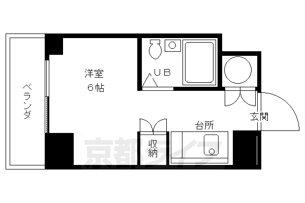 京都府京都市上京区東上善寺町 北野白梅町駅 1K マンション 賃貸物件詳細