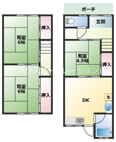 兵庫県尼崎市上坂部３ 塚口駅 3DK 一戸建て 賃貸物件詳細