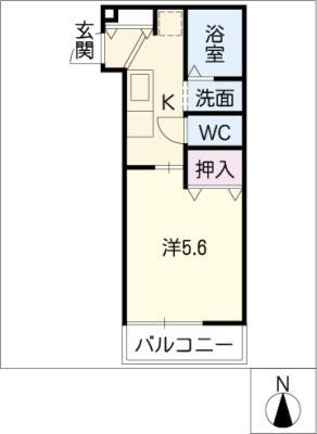 岐阜県岐阜市則武中３ 岐阜駅 1K アパート 賃貸物件詳細