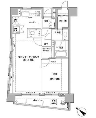 東京都中央区東日本橋１ 浜町駅 1LDK マンション 賃貸物件詳細