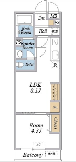 東京都北区志茂５ 志茂駅 1LDK マンション 賃貸物件詳細