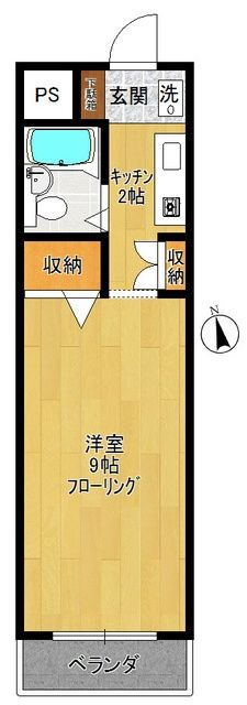 神奈川県川崎市多摩区東生田１ 向ヶ丘遊園駅 1K マンション 賃貸物件詳細