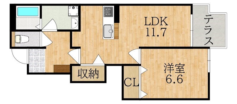 奈良県奈良市帝塚山中町 富雄駅 1LDK アパート 賃貸物件詳細