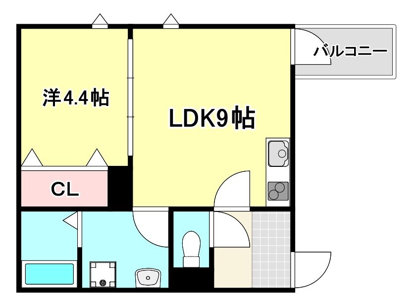 兵庫県西宮市甲子園七番町 鳴尾・武庫川女子大前駅 1LDK アパート 賃貸物件詳細