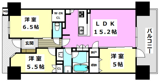 大阪府茨木市城の前町 ＪＲ総持寺駅 3LDK マンション 賃貸物件詳細