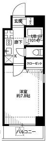 東京都江東区亀戸１ 亀戸駅 1K マンション 賃貸物件詳細