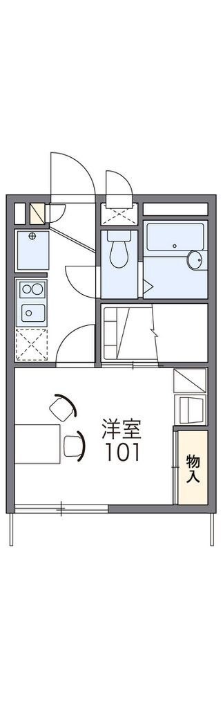 神奈川県茅ヶ崎市萩園 北茅ケ崎駅 1K アパート 賃貸物件詳細