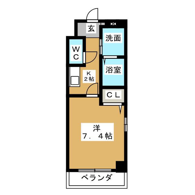 愛知県名古屋市中区新栄１ 新栄町駅 1K マンション 賃貸物件詳細