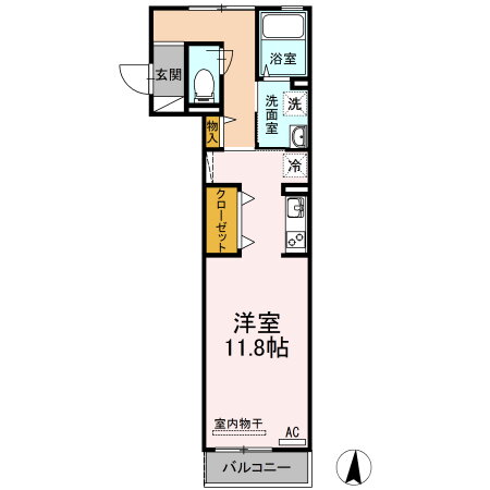 広島県福山市船町 ワンルーム アパート 賃貸物件詳細