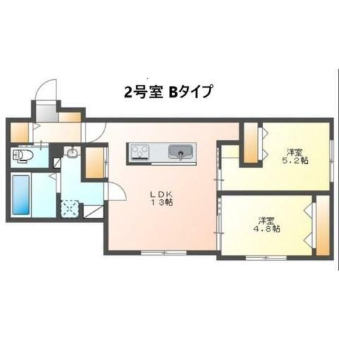 北海道札幌市豊平区平岸三条１７ 南平岸駅 2LDK マンション 賃貸物件詳細