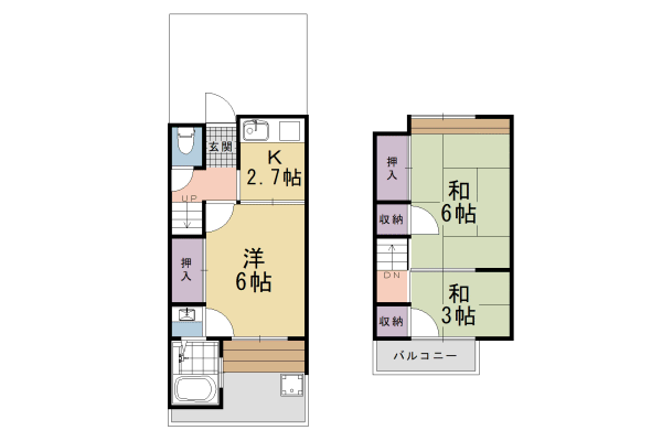 京都府京都市右京区太秦安井池田町 太秦天神川駅 3K 一戸建て 賃貸物件詳細
