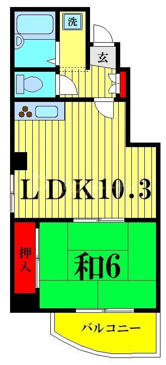 東京都江戸川区篠崎町７ 篠崎駅 1LDK マンション 賃貸物件詳細