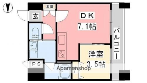 愛媛県松山市道後今市 上一万駅 1DK マンション 賃貸物件詳細