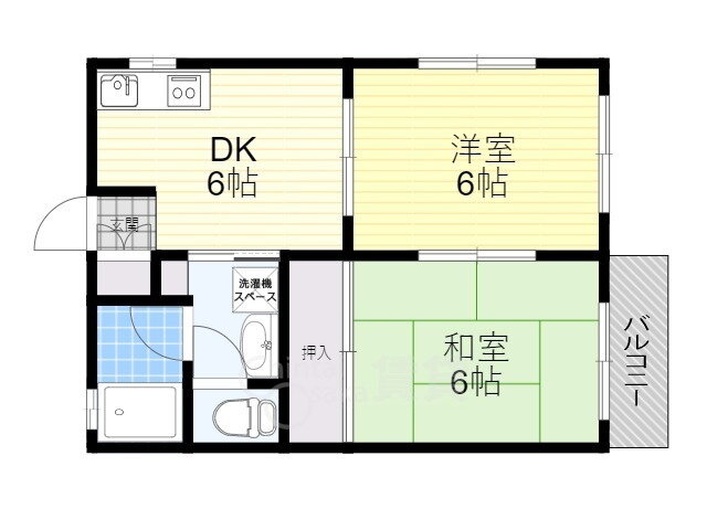 大阪府豊中市上野東１ 豊中駅 2DK アパート 賃貸物件詳細