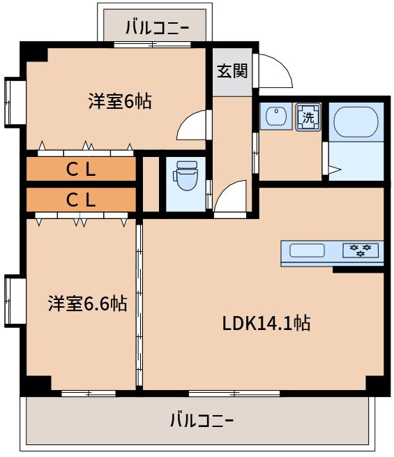 大阪府吹田市南金田２ 江坂駅 2LDK マンション 賃貸物件詳細