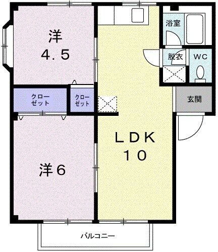 熊本県上益城郡嘉島町大字上島 健軍町駅 2LDK アパート 賃貸物件詳細