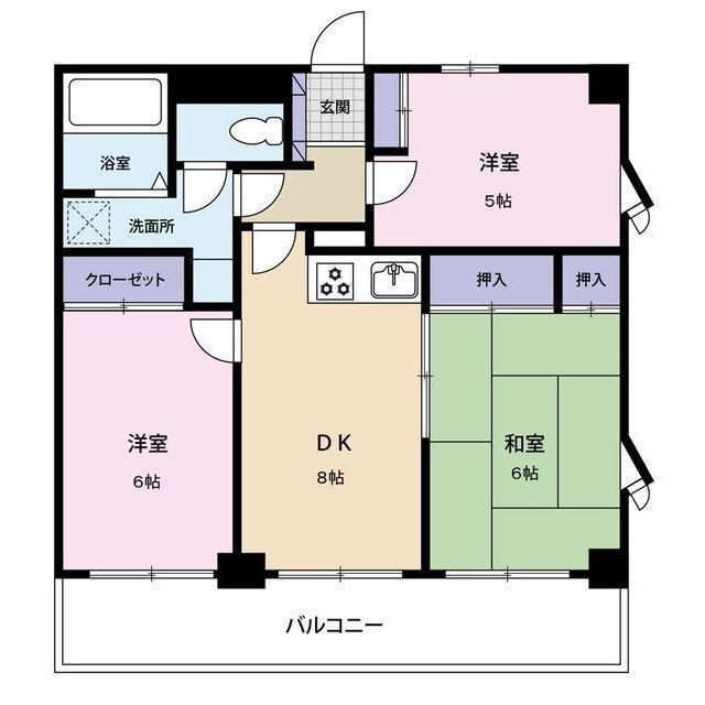 埼玉県さいたま市桜区田島５ 西浦和駅 3DK マンション 賃貸物件詳細