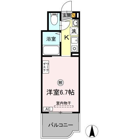 千葉県流山市大字東深井 運河駅 1K マンション 賃貸物件詳細