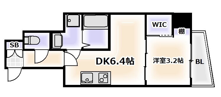大阪府大阪市浪速区敷津西２ 大国町駅 1DK マンション 賃貸物件詳細