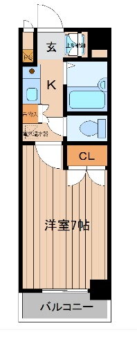 サンシティ北四番丁 6階 1K 賃貸物件詳細