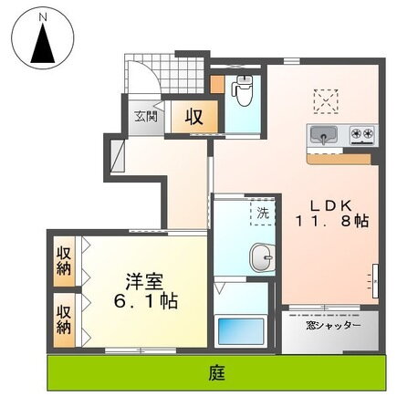 岐阜県岐阜市萱場町３ 西岐阜駅 1LDK アパート 賃貸物件詳細