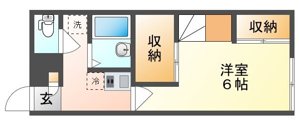 岡山県岡山市北区葵町 備前三門駅 1K アパート 賃貸物件詳細