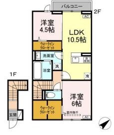 岡山県倉敷市四十瀬 球場前駅 2LDK アパート 賃貸物件詳細
