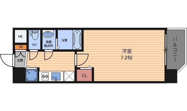 大阪府大阪市福島区鷺洲４ 福島駅 1K マンション 賃貸物件詳細